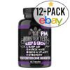 Men's Test Booster Monster Test PM, Sleep Aid Pill - 60 Count - 12 Pack