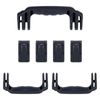 Black Pelican 1607 replacement handles & latches kit.(Push button).