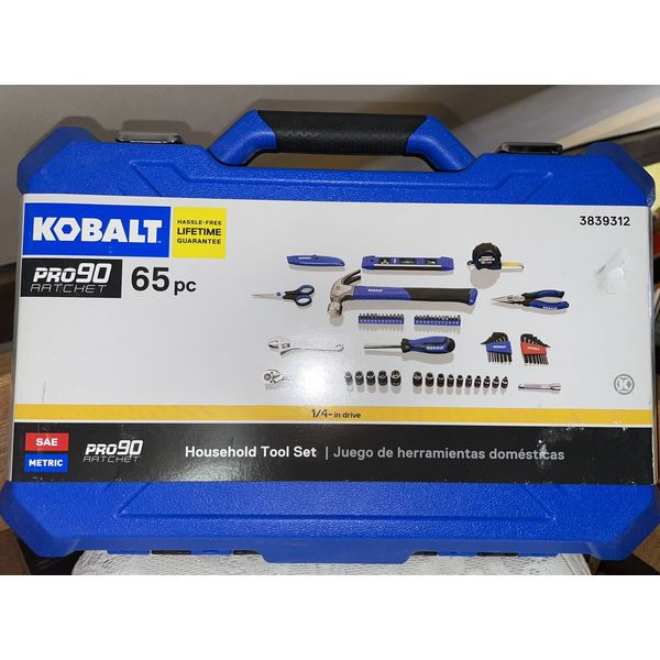 Kobalt Pro90 Ratchet Set 65 Pc 1/4 - in. Drive