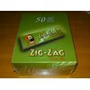 Zig Zag King Size Green Cigarette Rolling Papers 50 Booklets, 8 x 10 x 7 cm