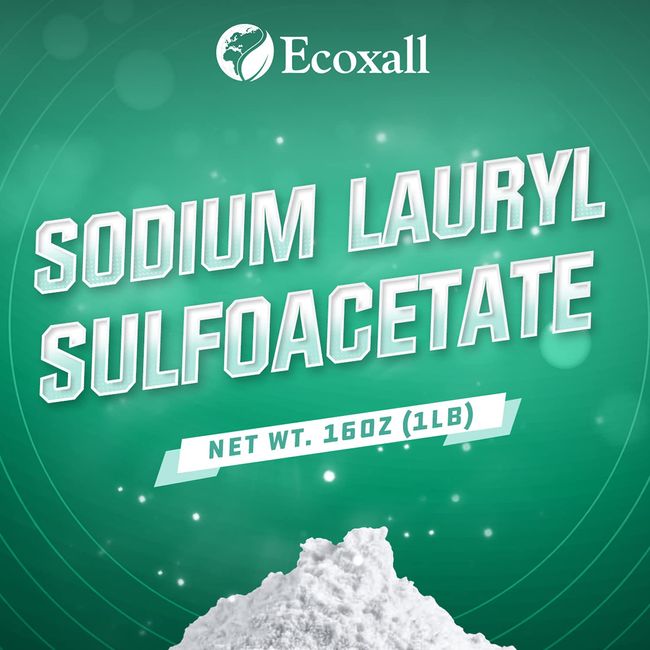 SLSA Powder for Making Bath Bombs - Pure Sodium Lauryl Sulfoacetate - 2 lbs