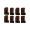 tilldekor 8 Self-Adhesive Hooks Brown