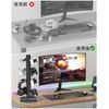 Game Controller Storage Stand, 4 Layers, Headphone Holder with RGB Lighting, Controller Storage Rack, 8 Controllers, PS5, PS4, Xbox, Switch, Wide Compatibility, Cable Hanging Storage, Easy Assembly