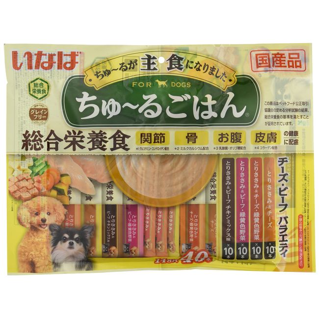 いなば ちゅ~るごはん40本 チーズ・ビーフバラエティ