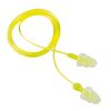 Peltor Sport Tri-Flange Corded Reusable Earplugs, 3 Pair, Noise Reduction Rating (NRR) 26 dB, Comfortable Fit, Ideal For Range, Shooting & Hunting, Washable and Corded, Neon Yellow (97317-10C)