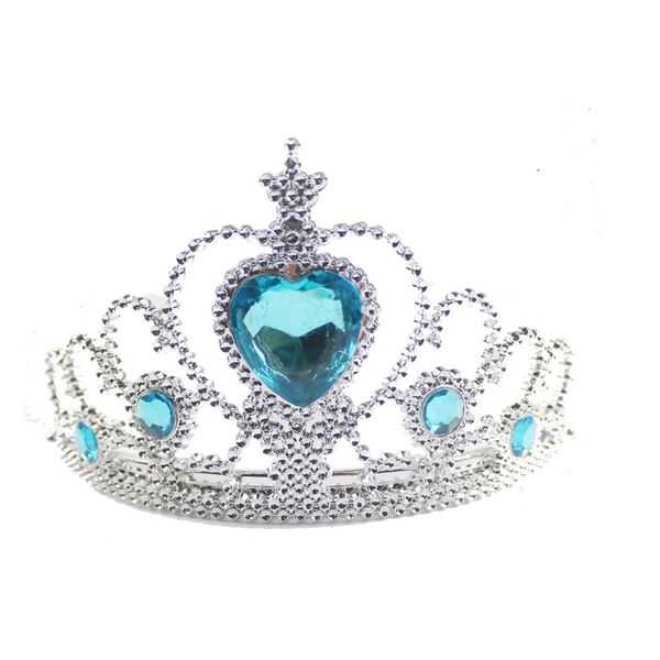 Generic Gift Tiara Crown Dress up Costume Party Favor Plastic Crown, Blue