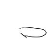 Black Elasticated Treasury Tag 150mm Silver Metal End Fastening (250x)