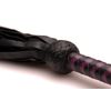 Strict Leather Premium Deerskin Flogger, Purple On Black