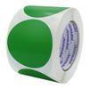 ChromaLabel 3 Inch Round Label Permanent Color Code Dot Stickers, 500 Labels per Roll, Green