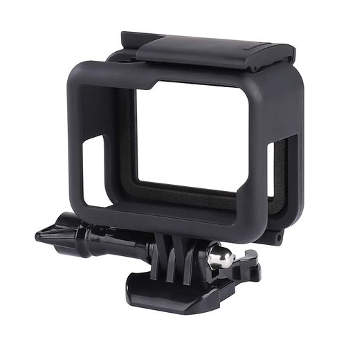 QIMEI-SHOP Frame Mount Compatible with GoPro Hero 7/6/5/(2018) Black Action Camera Top Open Protective Housing Case with Quick Release Bracket