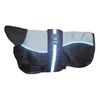 Animate Waterproof Belly Dog Coat Grey/Black - 18"