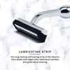 Taconic Shave, Heavyweight All Metal Non-Pivoting Twin Blade Cartridge Razor – Compatible with GIllette Trac II, Personna Twin, and Taconic Twin Blade Refills. -10 Taconic Shave Cartridges included
