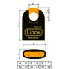 Lince 9PLUSA55 PLUSA55 high Security Key Padlock 55mm, Black, 55 mm