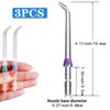 3 Pcs Replacement Heads for Waterpik Water Flossers Other Brand Oral Irrigators,Replacement Tips for Waterpik Water Flosser(Blue Purple Green)