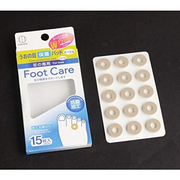 Protective Pad for Toe and Pestle Eyes Circle Type 15 Sheets x 10 Pieces