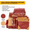 Heavy Duty Grain Leather Carpenter Tool Belt | Leather Tool Pouch Construction