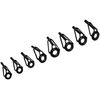 8-Piece Fishing Rod Tip Replacement Kit - Stainless Steel & Ceramic Guide Tips