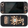 TIKOdirect Dockable Case Compatible with Switch OLED 2021, Cool Protective Soft Cover Full Protection for Switch OLED and Joy-Con Controller, Black