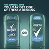 Degree Men Original Antiperspirant Deodorant for Men, Pack of 6, 48-Hour Sweat and Odor Protection, Cool Rush 2.7 oz