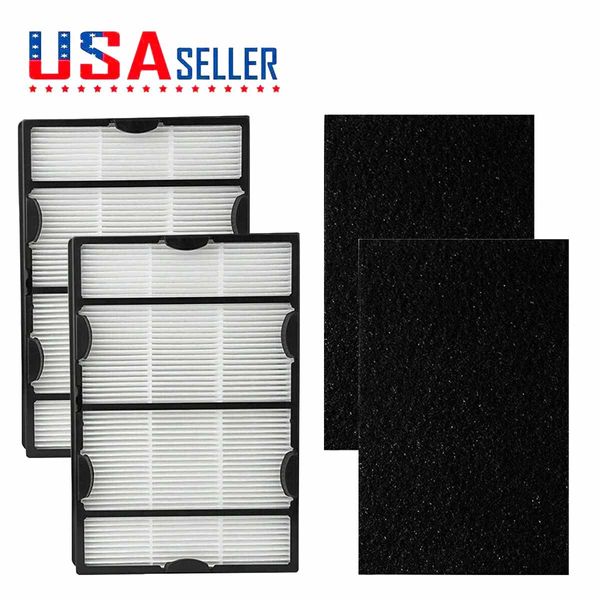 2 × HEPA + Carbon Pre Filter Set For Holmes HAPF600 HAPF600D HAPF600D-U2 Filter