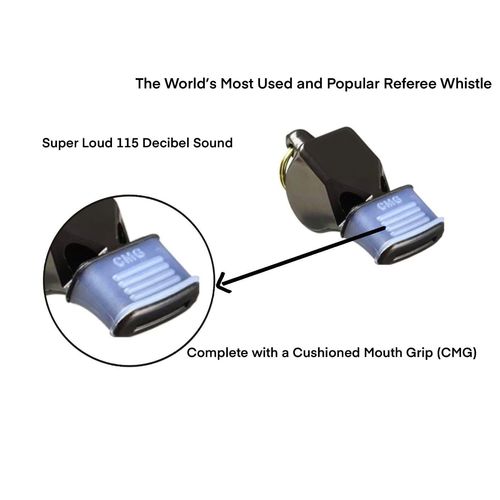 RefStuff Referee Whistle With CMG RefSwhistle (No Lanyard Supplied) | Sports and Football Whistles | Soccer, Teaching, Hiking
