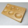 OVAL FORMING BLOCK WOOD DAPPING BLOCK SHAPING TOOL JEWELRY FORMS SHAPE 7 SIZES (E 10) NOVELTOOLS by NOVELTOOLS