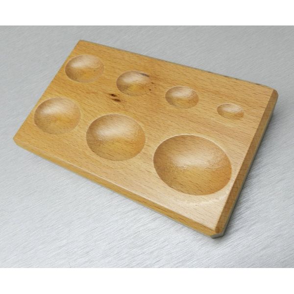 OVAL FORMING BLOCK WOOD DAPPING BLOCK SHAPING TOOL JEWELRY FORMS SHAPE 7 SIZES (E 10) NOVELTOOLS by NOVELTOOLS