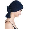 Deresina Chemo Headwear Twisted Hat (Navy - One Size)