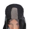 JOLNVCA Black Bob Wigs Straight Short Wigs for Women Synthetic Heat Resistant Fiber Hair Middle Part Natural Looking Daily Cosplay Party Wigs 12 Inch (Black)