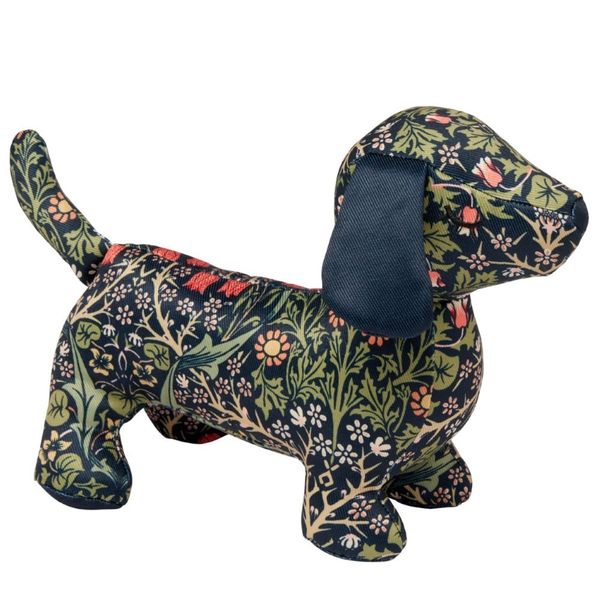 William Morris At Home Squeaky Dog Toy, Dark Blue