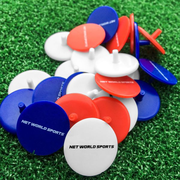 FORB Golf Ball Markers - Multi Coloured Plastic Golf Markers (25 Pack)