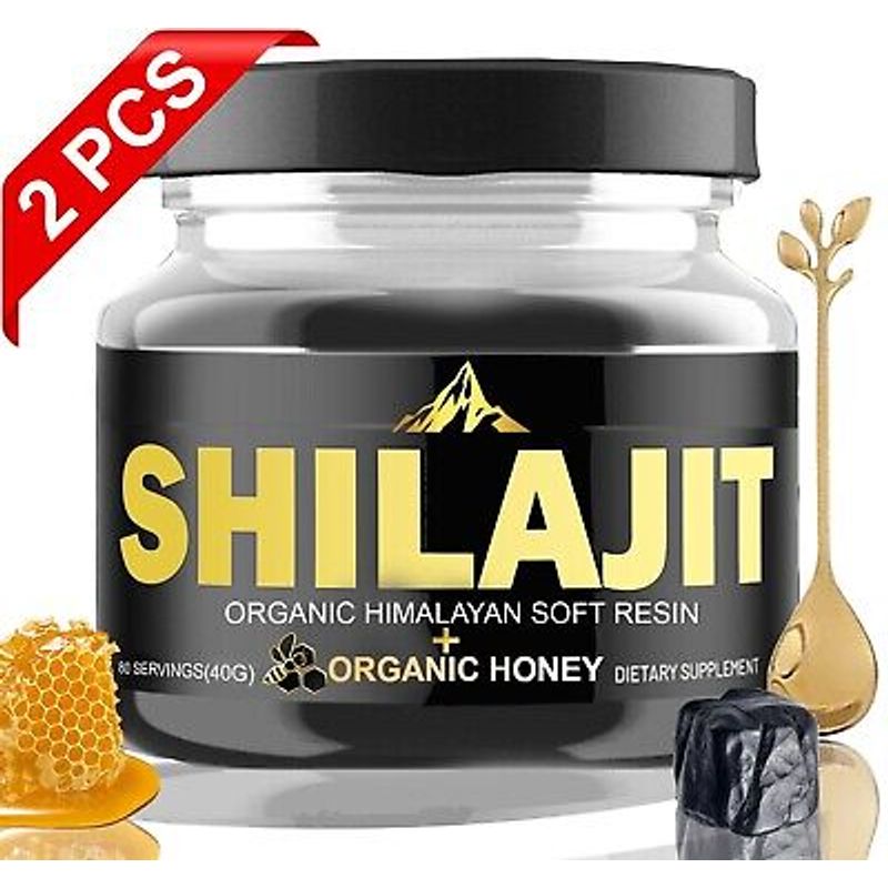 Shilajit Himalayen Résine Douce - Complément Alimentaire Riche En Acide Fulvique, Certifié