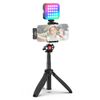 NEEWER PA048D Vlogging Kit: LED Light/Wireless Mic/Tripod for iPhone/Android