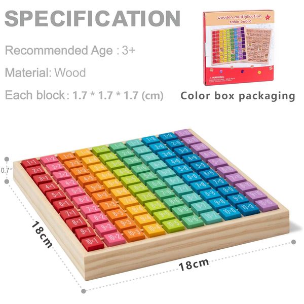 1 x 1 Learning Game, Multiplication Board, School Supplies 1 Class, Calculation Aid 1 Class, 1 x 1 Dragon Game, Multiplication Board, Colourful Design and Game Challenges Make Learning Entertaining