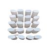 20  Pack 15g Plastic Oval Deodorant Containers Empty Lipstick Balm Tubes Twist