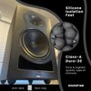 Soundrise Domes 1.25 inches, black.