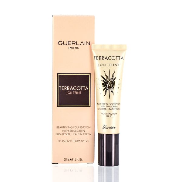 Guerlain Terracotta Joli Teint Beautifying Foundation with Sunscreen, Medium, 1 Ounce