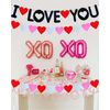 I Love You Banner red Heart Banners