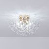 Pendant Light Led Chandelier Flush Mount Dandelion Crystal Ceiling Lamp
