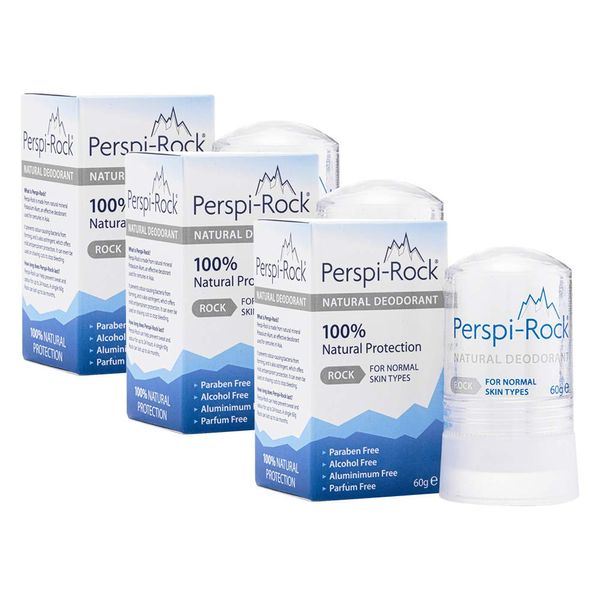 Perspi-Rock® Natural Deodorant Stick 60g - TRIPLE PACK