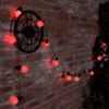 2 x Decor 2w LED Coloured Mini Golf Ball Light Bulb Red E27 Edison Screw Fitting