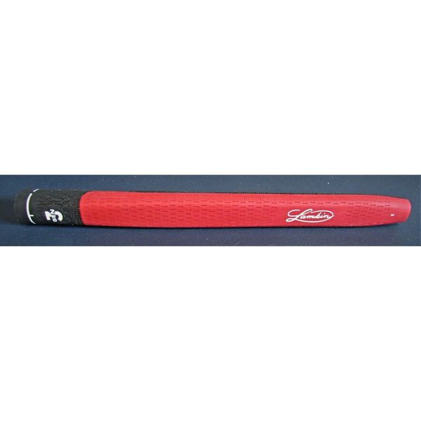 Lamkin Red/Black EBL 3GEN Standard Paddle Putter Grip - Classic Script Logo  76g