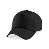 Beechfield Unisex B010.FNA 5-Panel Cap - Black, One Size