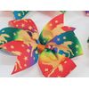 Rainbow Unicorns Hair Bow