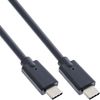 InLine® USB 3.2 Gen.2 Cable, USB Type-C Male/Male, Black, 0.5 m