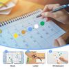 PATIKIL Colored Dot Stickers, 1/2" Round, 1000 Pcs Dark Blue