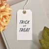 Trick or Treat Halloween Rubber Stamp (Medium 4 x 4cm)