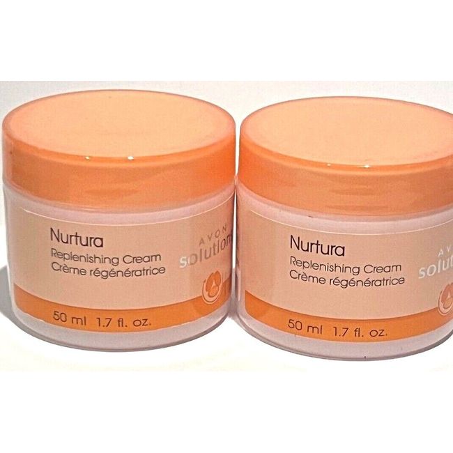 AVON NURTURA REPLENISHING CREAM 1.7 OZ  2 CREAMS FREE SHIPPING