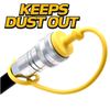 OEM Upgrade Coupler Fitting Blue Dust Cap & Plug for 3/8 ISO Kubota Tractor