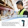 lvifloae Barcode Scanner Handheld 360° Read QR Code USB Reader Barcode Scanner for Supermarket Product Information Reading (Black and Blue)
